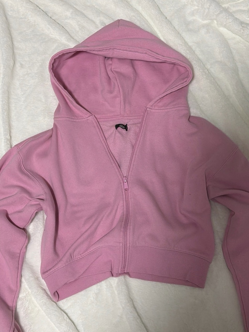 Ardene Light Pink Hooded Zip Jacket